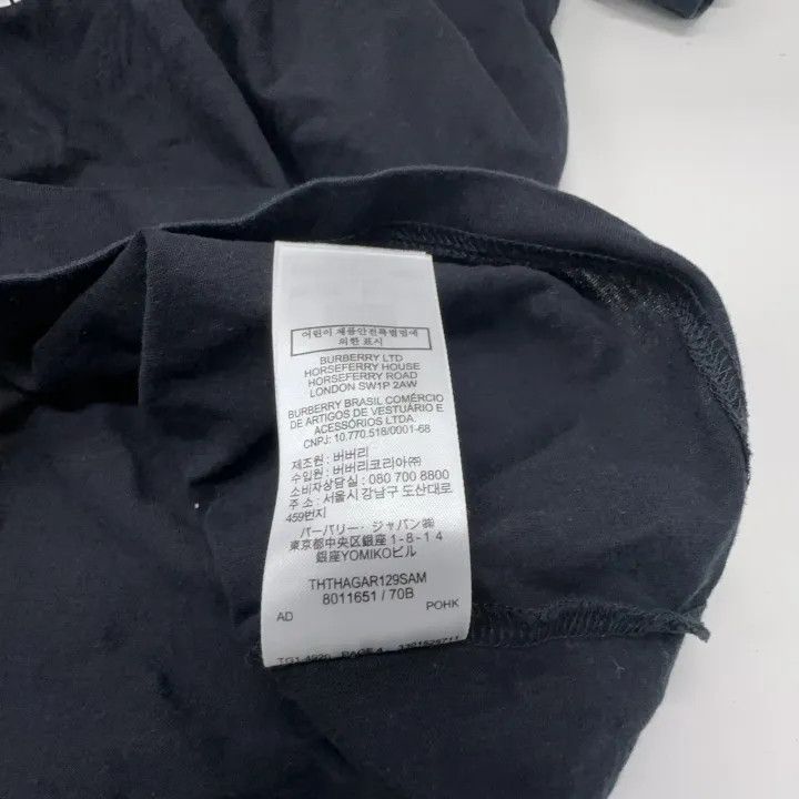 Burberry Burberry Logo Black Short Sleeve T-Shirt 0079 Size XS / US 0-2 / IT 36-38 - 10 Thumbnail