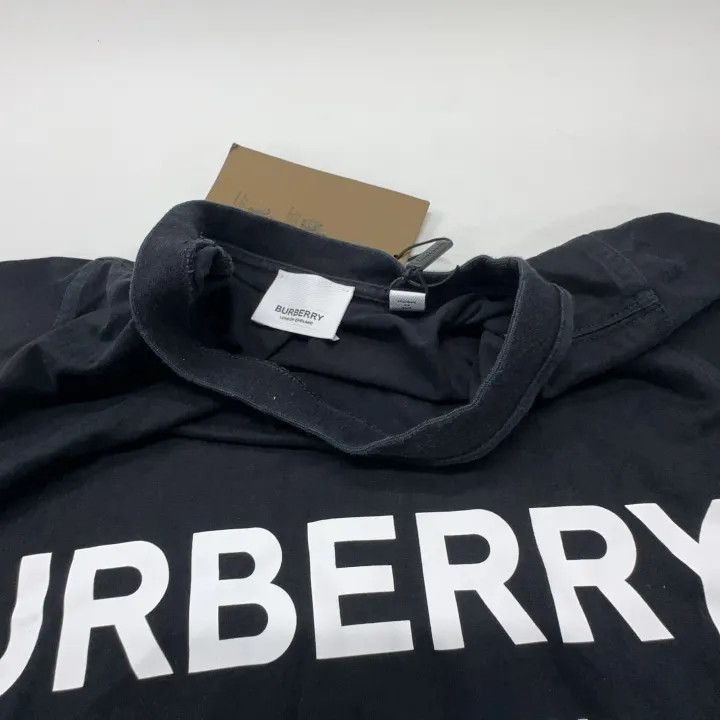 Burberry Burberry Logo Black Short Sleeve T-Shirt 0079 Size XS / US 0-2 / IT 36-38 - 13 Thumbnail