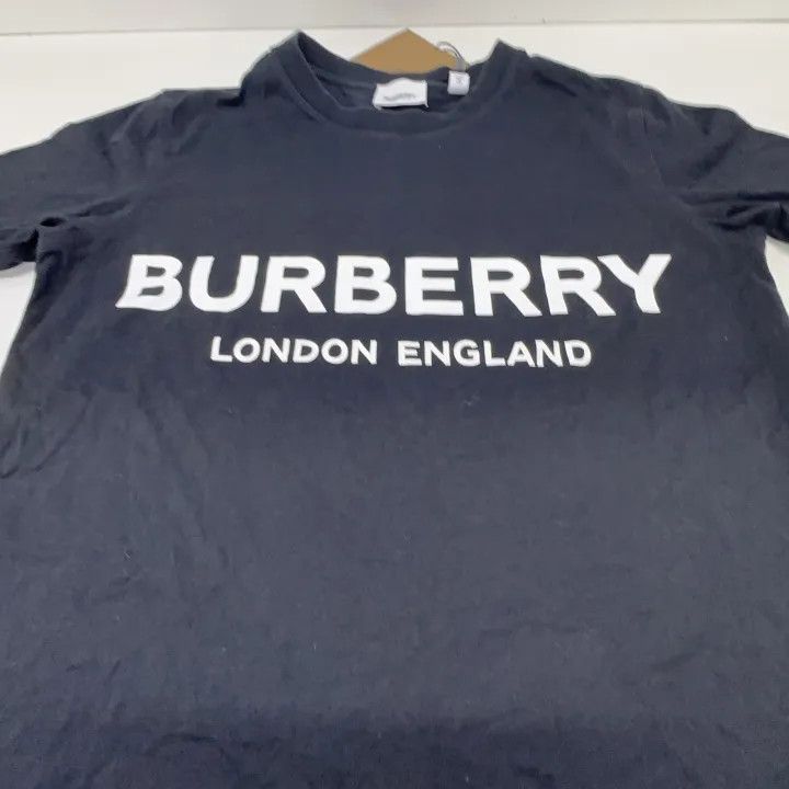 Burberry Burberry Logo Black Short Sleeve T-Shirt 0079 Size XS / US 0-2 / IT 36-38 - 14 Thumbnail