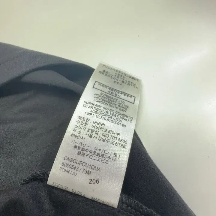 Burberry Burberry Logo Black Oversized T-Shirt for Women 0079 Size L / US 10 / IT 46 - 5 Thumbnail