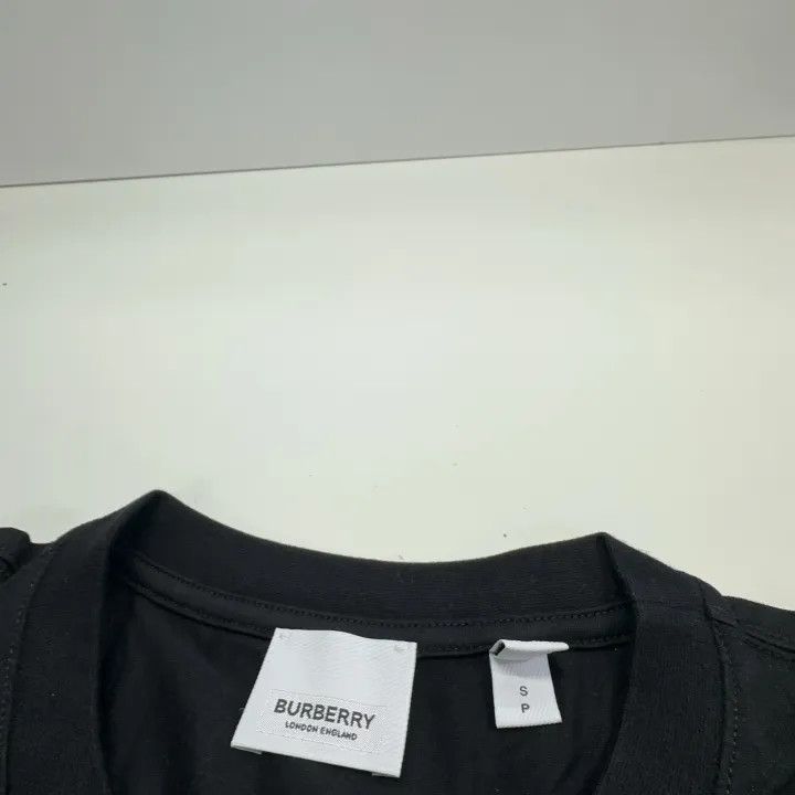 Burberry Burberry Logo Black Oversized T-Shirt for Women 0079 Size L / US 10 / IT 46 - 4 Thumbnail