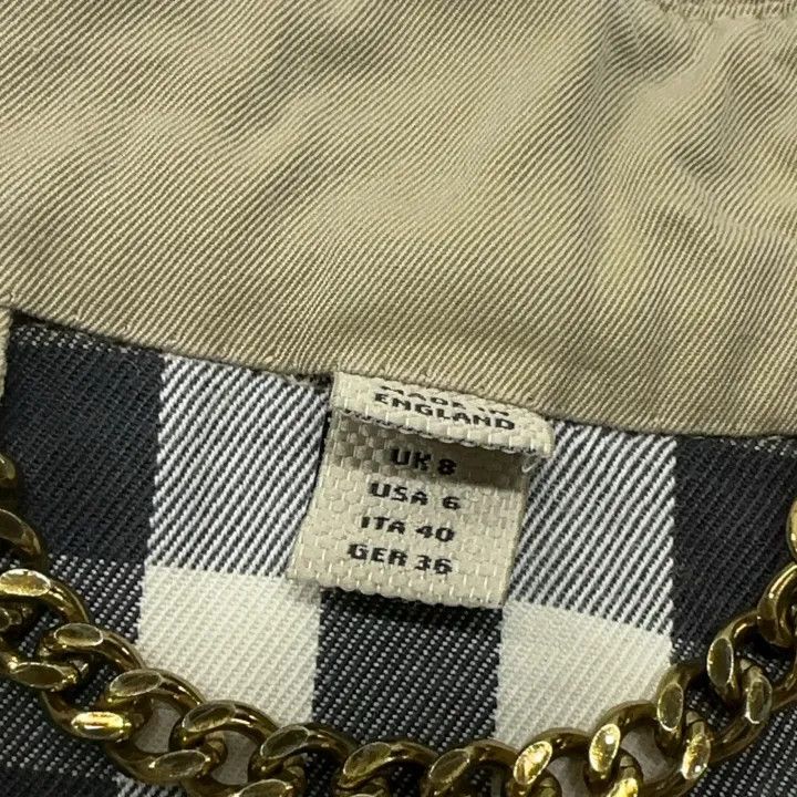 Burberry Burberry Double-Breasted Long Coat in Beige 0079 Size M / US 6-8 / IT 42-44 - 5 Thumbnail