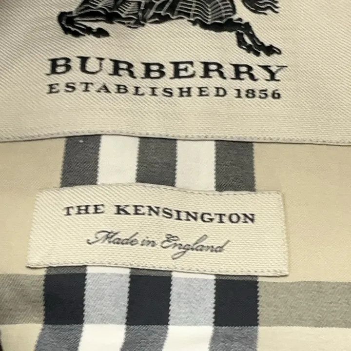 Burberry Burberry Double-Breasted Long Coat in Beige 0079 Size M / US 6-8 / IT 42-44 - 6 Thumbnail