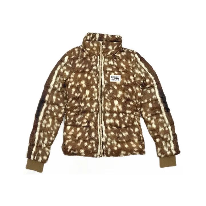 Burberry Burberry Printed Short Down Jacket for Women 0079 Size XXS / US 00 / IT 34 - 2 Thumbnail
