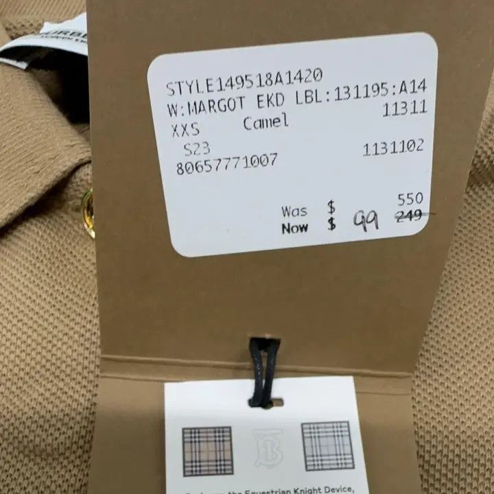 Burberry Burberry SS23 Casual Short Sleeve Polo 0079 Size XXS / US 00 / IT 34 - 7 Thumbnail