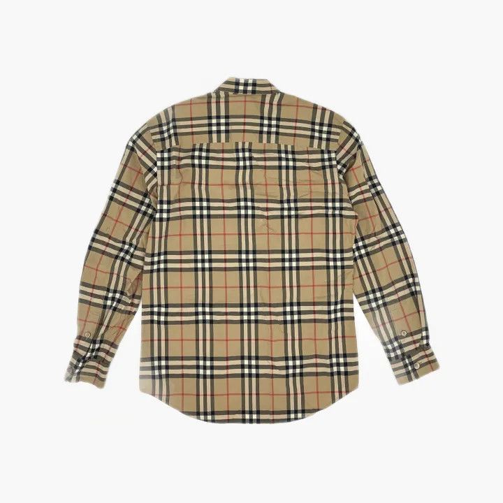 Burberry Burberry Classic Zebra Embroidered Check Long Sleeve Shirt 0079 Size S / US 4 / IT 40 - 3 Thumbnail