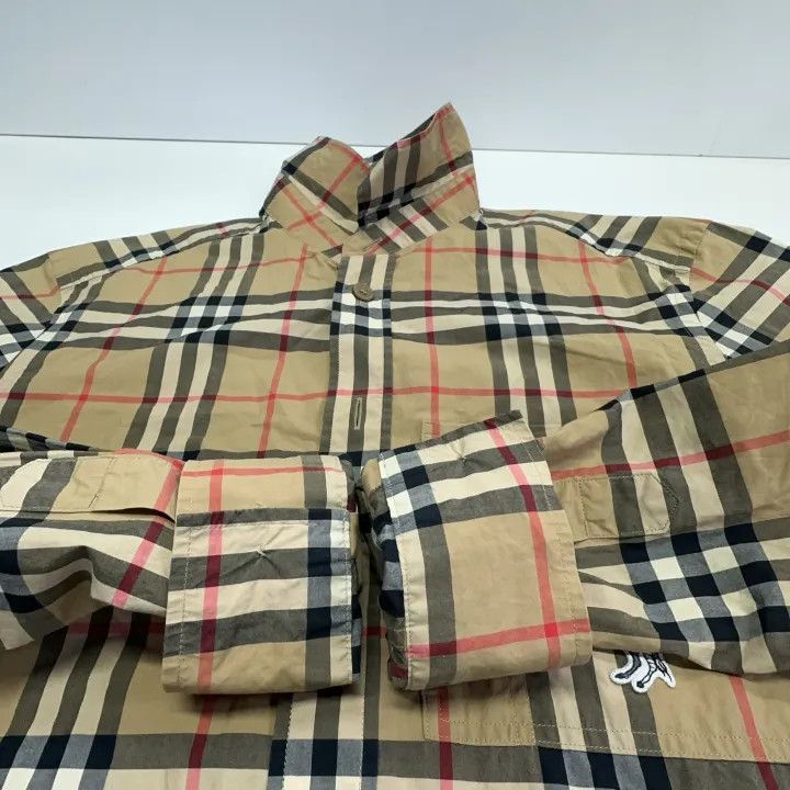 Burberry Burberry Classic Zebra Embroidered Check Long Sleeve Shirt 0079 Size S / US 4 / IT 40 - 11 Thumbnail