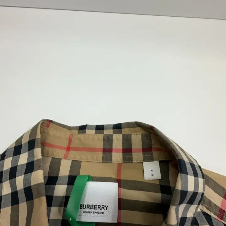 Burberry Burberry Classic Zebra Embroidered Check Long Sleeve Shirt 0079 Size S / US 4 / IT 40 - 4 Thumbnail