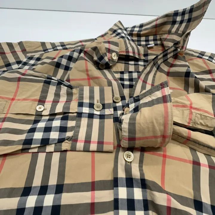 Burberry Burberry Classic Check Long Sleeve Shirt 0079 Size M / US 6-8 / IT 42-44 - 7 Thumbnail