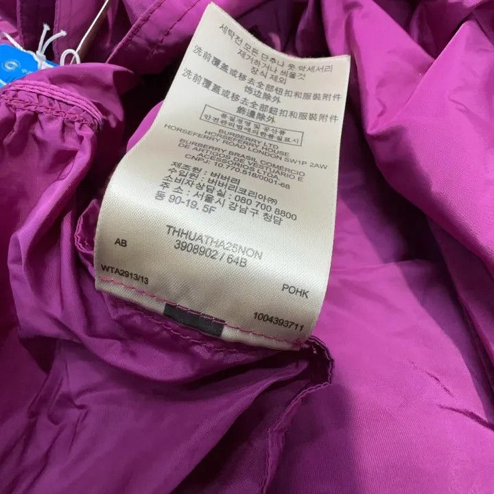 Burberry Burberry Stylish Versatile Purple Coat 0079 Size S / US 4 / IT 40 - 5 Thumbnail