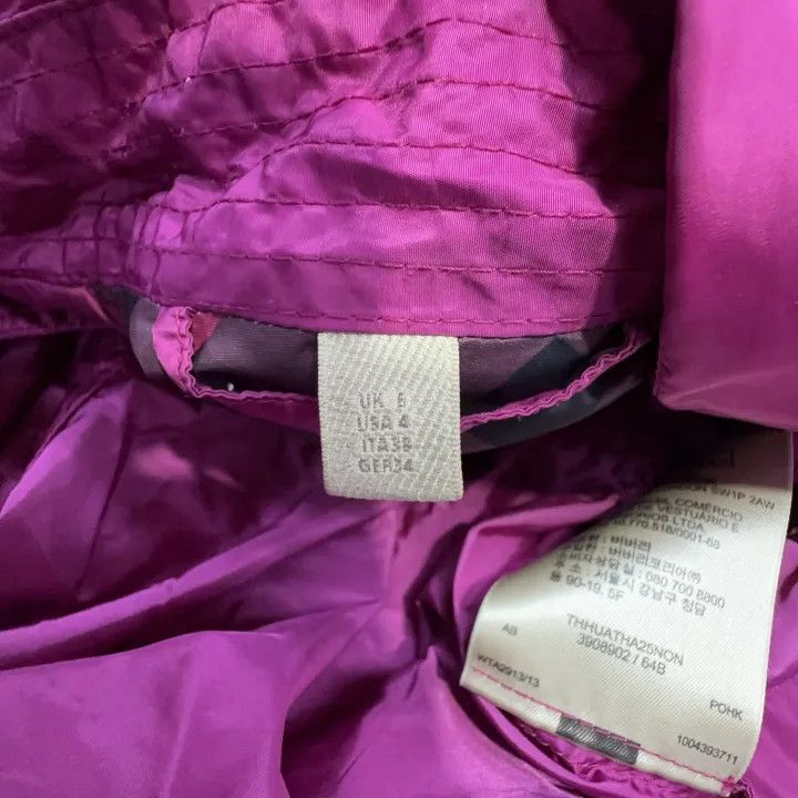 Burberry Burberry Stylish Versatile Purple Coat 0079 Size S / US 4 / IT 40 - 4 Thumbnail