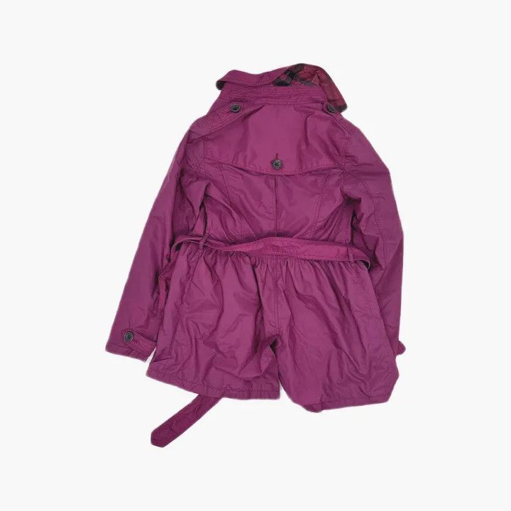 Burberry Burberry Stylish Versatile Purple Coat 0079 Size S / US 4 / IT 40 - 3 Thumbnail