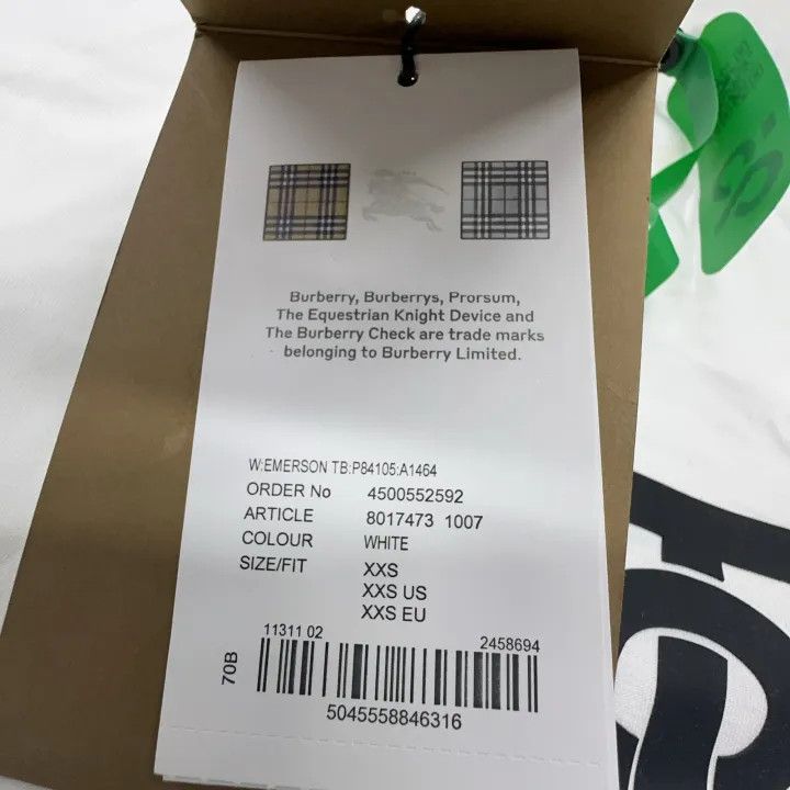Burberry Burberry Monogram Motif Oversized T-shirt 0079 Size XXS / US 00 / IT 34 - 4 Thumbnail