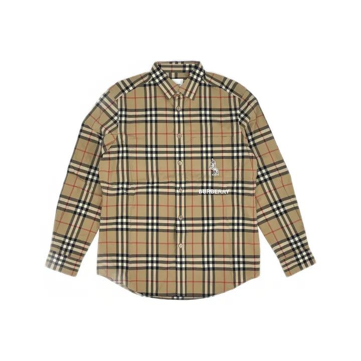 Burberry Burberry Classic Cut Zebra Embroidery Shirt 0079 Size M / US 6-8 / IT 42-44 - 2 Thumbnail