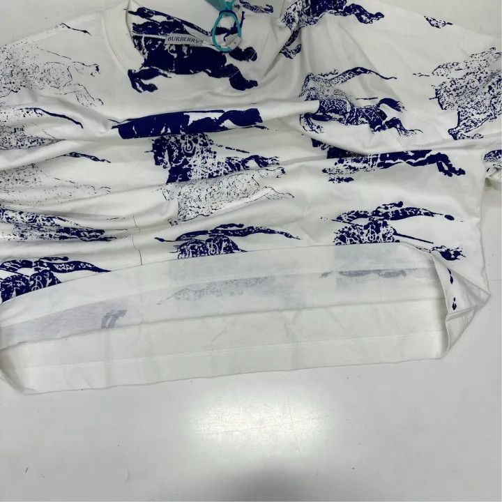 Burberry Burberry Logo Print Short Sleeve T-Shirt 0079 Size L / US 10 / IT 46 - 6 Thumbnail