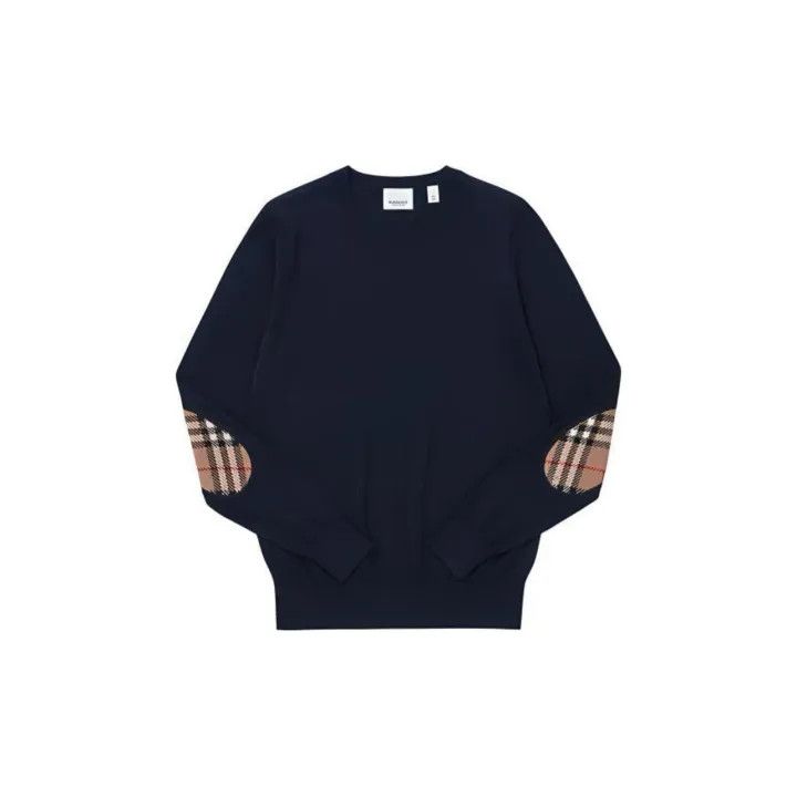 Burberry Burberry Color-Block Knit Long Sleeve Sweater 0079 Size XXS / US 00 / IT 34 - 2 Thumbnail
