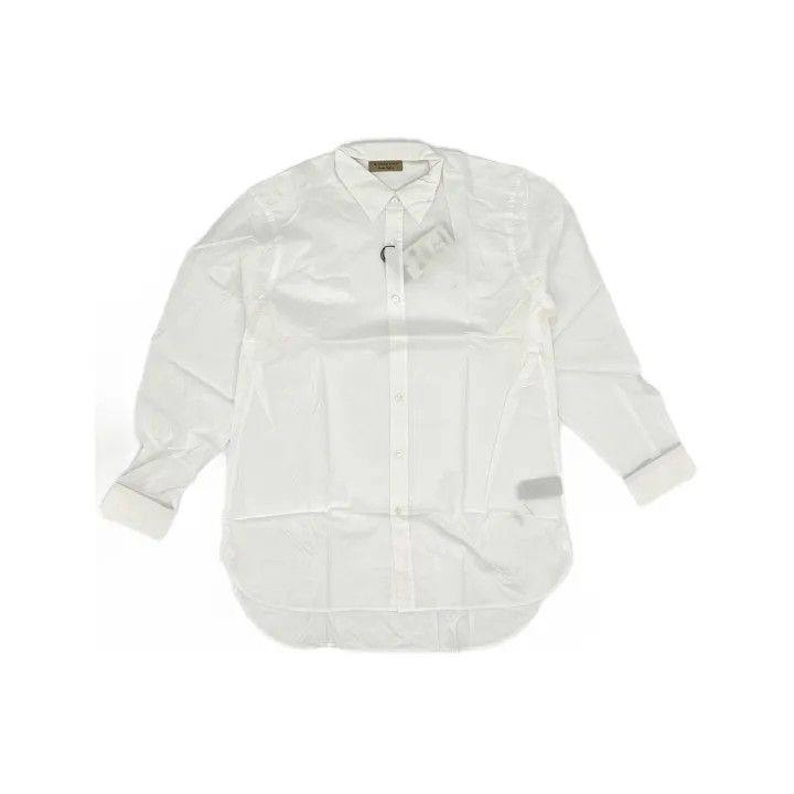 Burberry Burberry White Button-Up Collar Shirt 0079 Size XL / US 12-14 / IT 48-50 - 2 Thumbnail