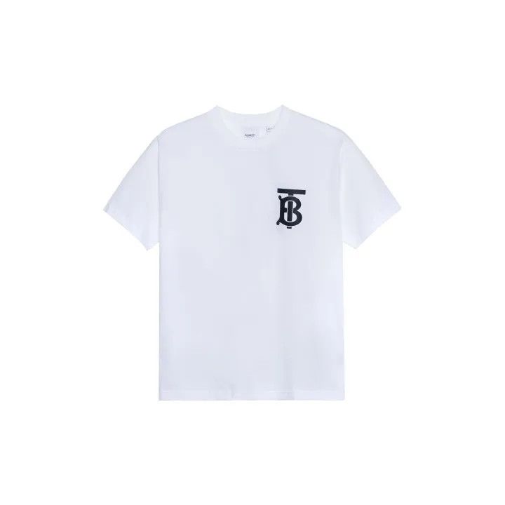 Burberry Burberry Monogram Motif Oversized T-shirt 0079 Size M / US 6-8 / IT 42-44 - 2 Thumbnail