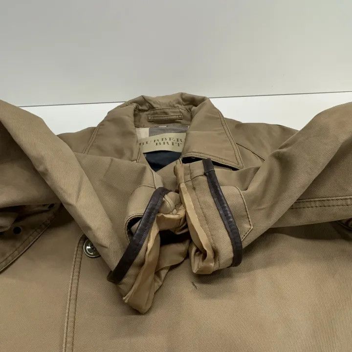 Burberry Burberry Casual Double-Breasted Trench Coat 0079 Size L / US 10 / IT 46 - 8 Thumbnail