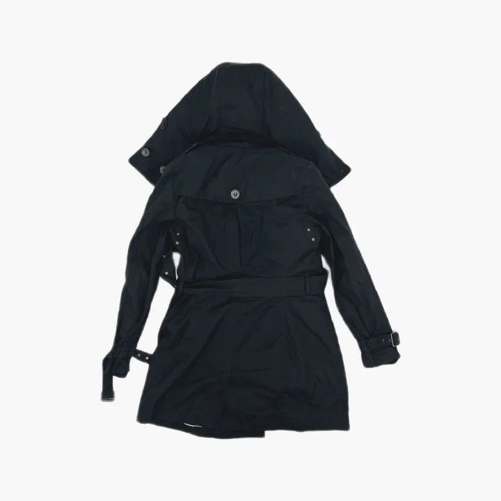Burberry Burberry Black Double-Breasted Long Sleeve Coat 0079 Size S / US 4 / IT 40 - 3 Thumbnail