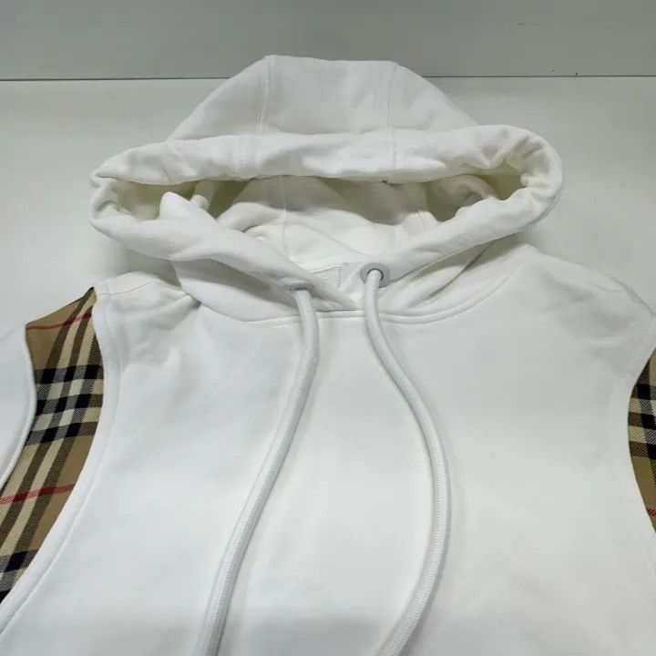 Burberry Burberry Plaid Panel Hoodie for Women 0079 Size XS / US 0-2 / IT 36-38 - 6 Thumbnail