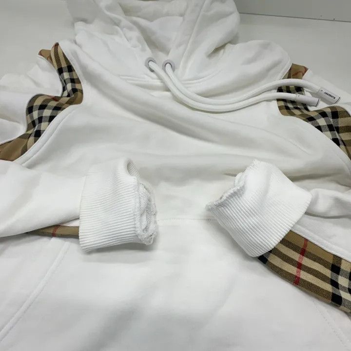 Burberry Burberry Plaid Panel Hoodie for Women 0079 Size XS / US 0-2 / IT 36-38 - 8 Thumbnail