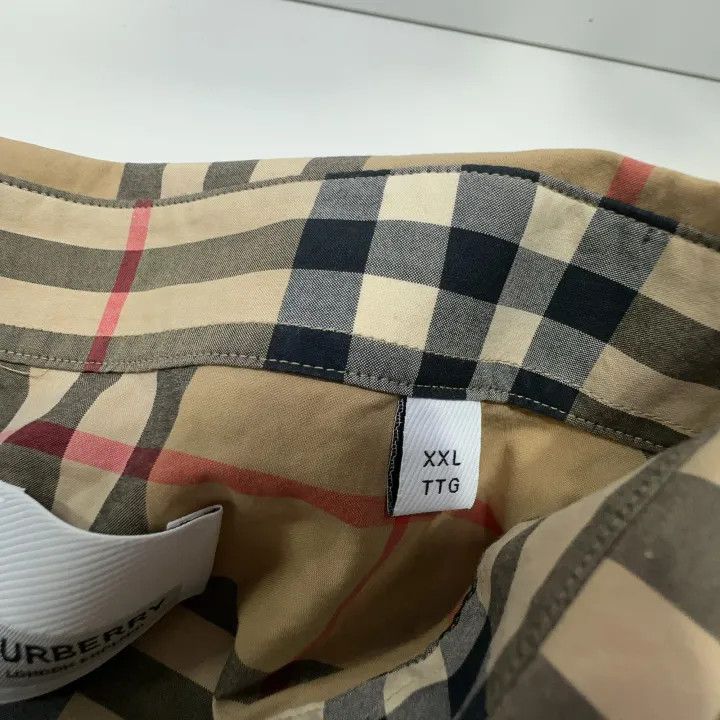 Burberry Burberry Classic Check Long Sleeve Shirt 0079 Size XXL / US 16-18 / IT 52-54 - 4 Thumbnail