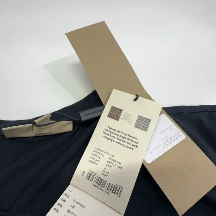 Burberry Burberry Black Short Sleeve T-Shirt 0079 Size M / US 6-8 / IT 42-44 - 11 Thumbnail