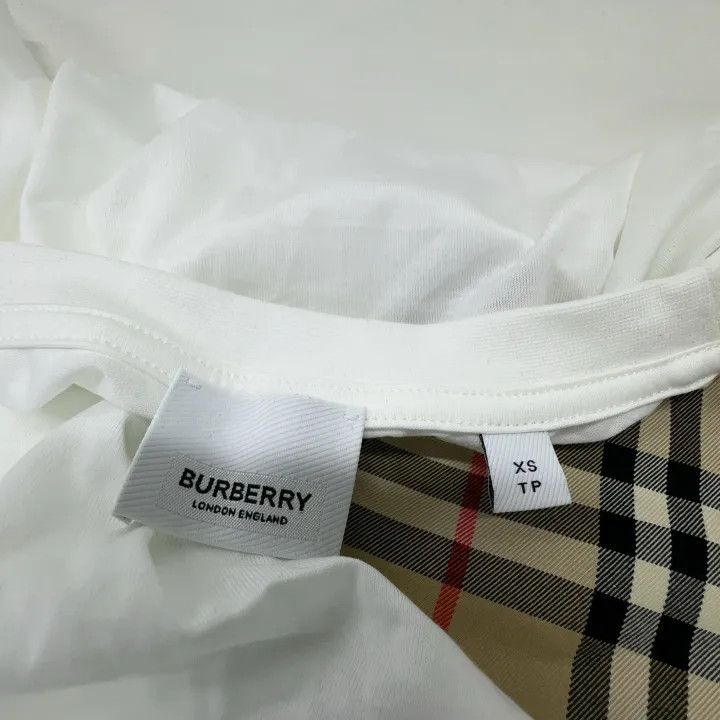 Burberry Burberry White Cotton Pocket T-Shirt for Women 0079 Size XS / US 0-2 / IT 36-38 - 5 Thumbnail