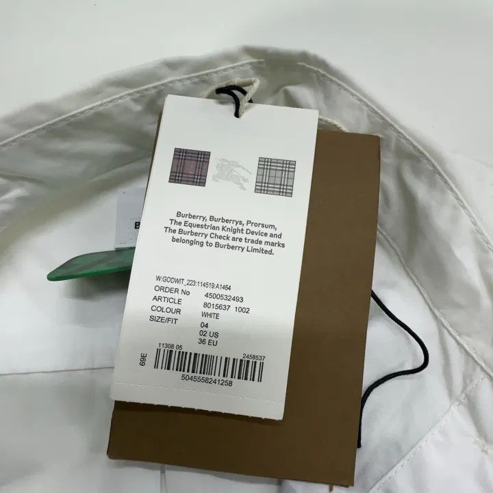 Burberry Burberry Logo Print Long Sleeve Shirt 0079 Size S / US 4 / IT 40 - 4 Thumbnail