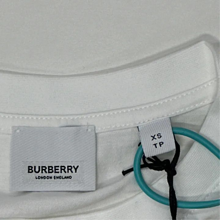 Burberry Burberry SS22 Logo Print Cotton T-Shirt 0079 Size XS / US 0-2 / IT 36-38 - 3 Thumbnail