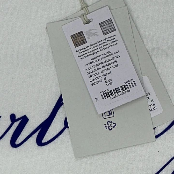 Burberry Burberry Casual Loose-Fit Printed T-Shirt 0079 Size M / US 6-8 / IT 42-44 - 4 Thumbnail