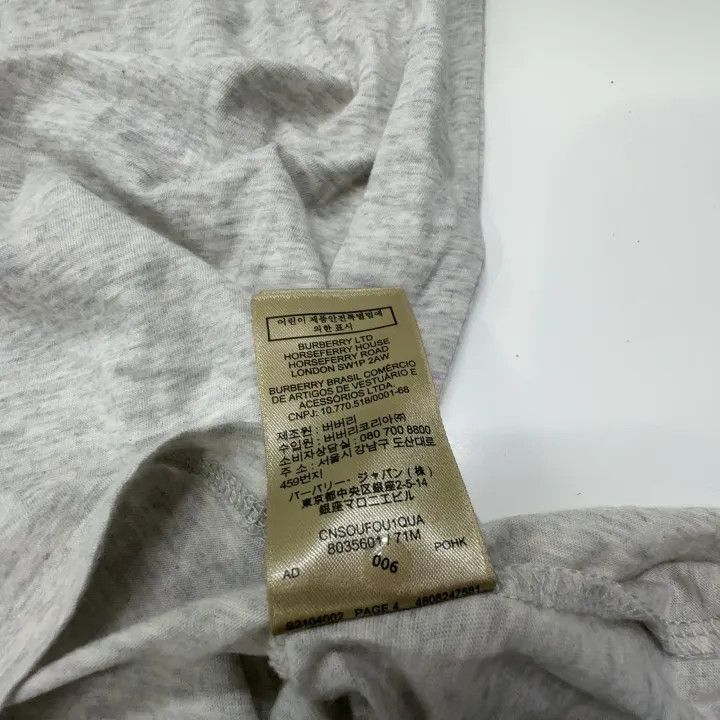 Burberry Burberry Gray Short Sleeve Horse Riding T-Shirt 0079 Size M / US 6-8 / IT 42-44 - 10 Thumbnail