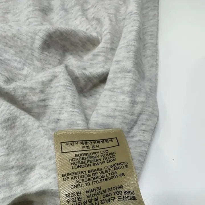 Burberry Burberry Gray Short Sleeve Horse Riding T-Shirt 0079 Size M / US 6-8 / IT 42-44 - 7 Thumbnail