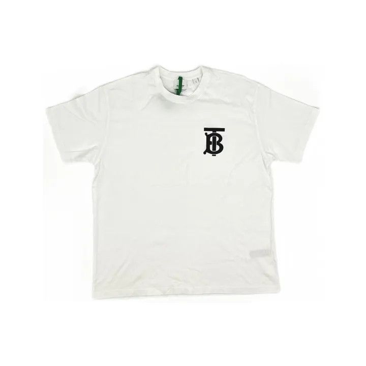 Burberry Burberry Monogram Motif Oversized T-shirt 0079 Size L / US 10 / IT 46 - 2 Thumbnail