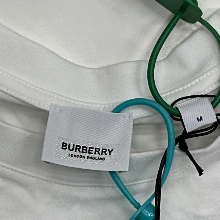 Burberry Burberry SS22 Logo Print Cotton T-Shirt 0079 Size M / US 6-8 / IT 42-44 - 3 Thumbnail
