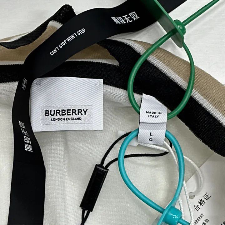 Burberry Burberry Cricket Stripe Knitted Loose Top 0079 Size L / US 10 / IT 46 - 3 Thumbnail