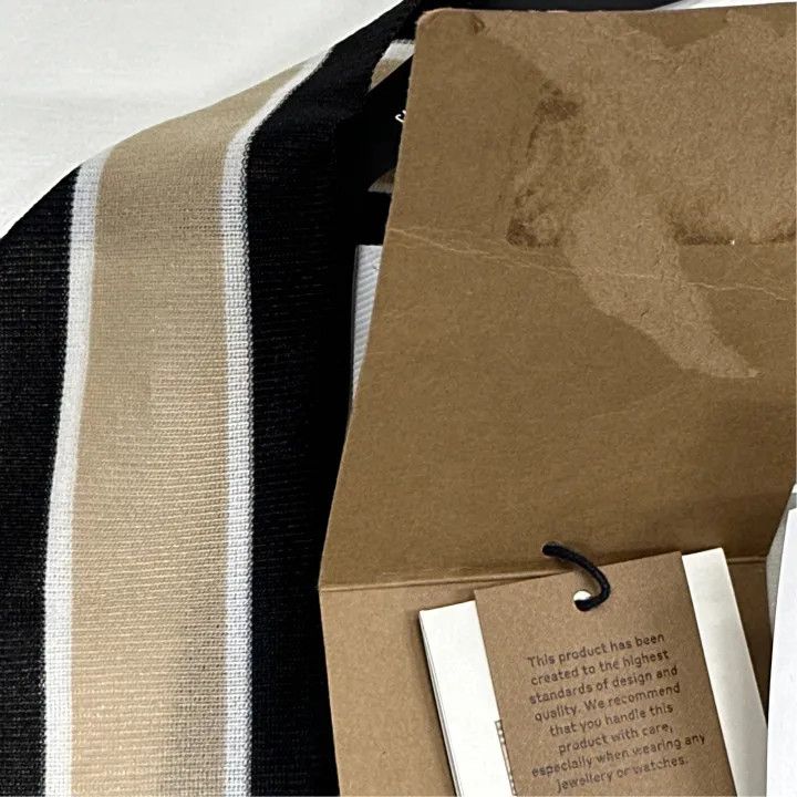 Burberry Burberry Cricket Stripe Knitted Loose Top 0079 Size L / US 10 / IT 46 - 4 Thumbnail