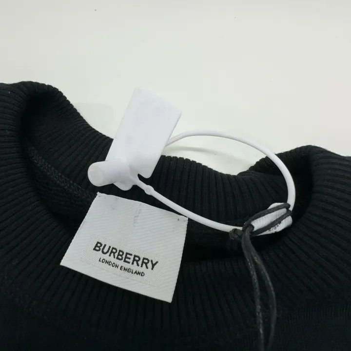 Burberry Burberry Black Logo Print Long Sleeve Sweatshirt 0079 Size XS / US 0-2 / IT 36-38 - 5 Thumbnail
