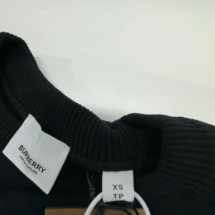 Burberry Burberry Black Logo Print Long Sleeve Sweatshirt 0079 Size XS / US 0-2 / IT 36-38 - 6 Thumbnail