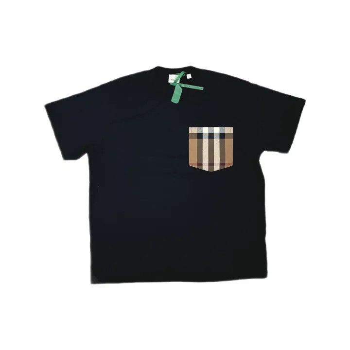 Burberry Burberry Black Pocket Tee for Women 0079 Size L / US 10 / IT 46 - 2 Thumbnail