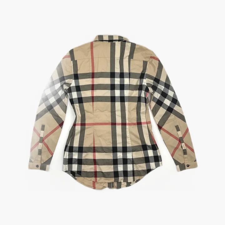 Burberry Burberry Plaid Long Sleeve Shirt 0079 Size XS / US 0-2 / IT 36-38 - 3 Thumbnail