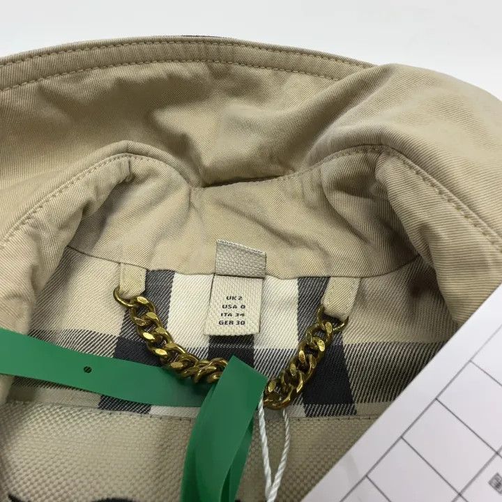 Burberry Burberry Beige Double-Breasted Trench Coat 0079 Size S / US 4 / IT 40 - 4 Thumbnail