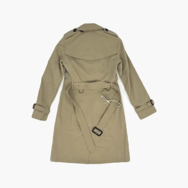 Burberry Burberry Beige Double-Breasted Trench Coat 0079 Size S / US 4 / IT 40 - 3 Thumbnail