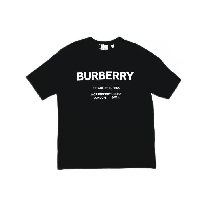 Burberry Burberry Horseferry Logo Cotton T-Shirt 0079 Size M / US 6-8 / IT 42-44 - 2 Thumbnail