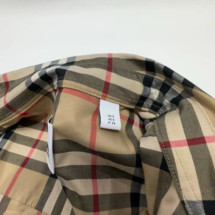 Burberry Burberry Classic Check Cotton Long Sleeve Shirt 0079 Size S / US 4 / IT 40 - 5 Thumbnail