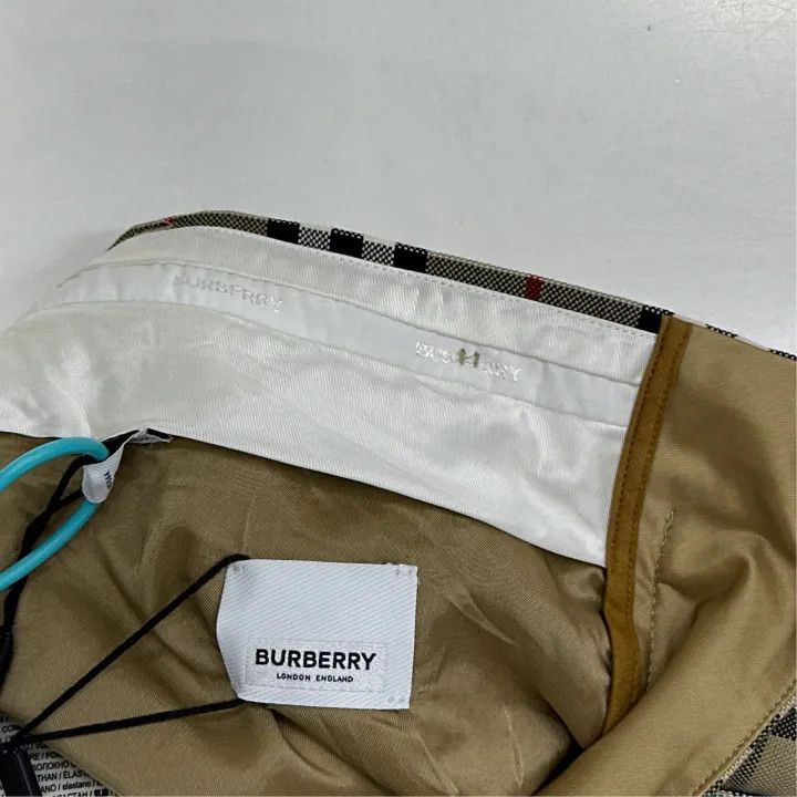 Burberry Burberry Plaid Wool Tailored Trousers 0079 Size 22" - 4 Thumbnail