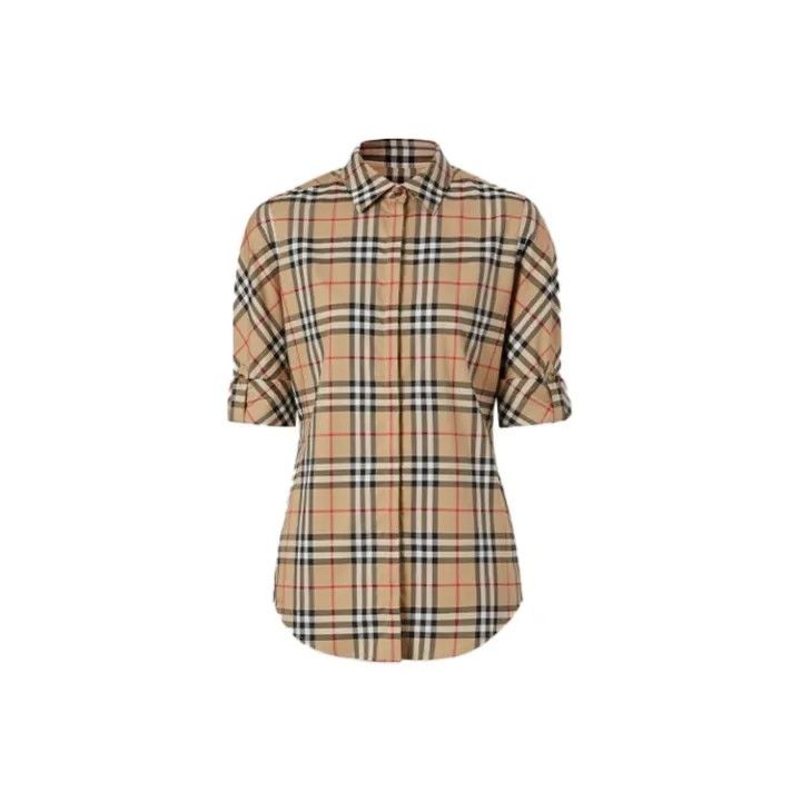 Burberry Burberry Check Long Sleeve Casual Shirt 0079 Size XS / US 0-2 / IT 36-38 - 2 Thumbnail
