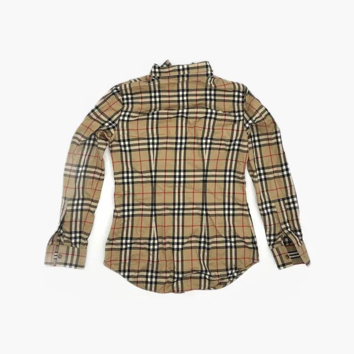Burberry Burberry Checkered Cotton Long Sleeve Shirt 0079 Size S / US 4 / IT 40 - 3 Thumbnail
