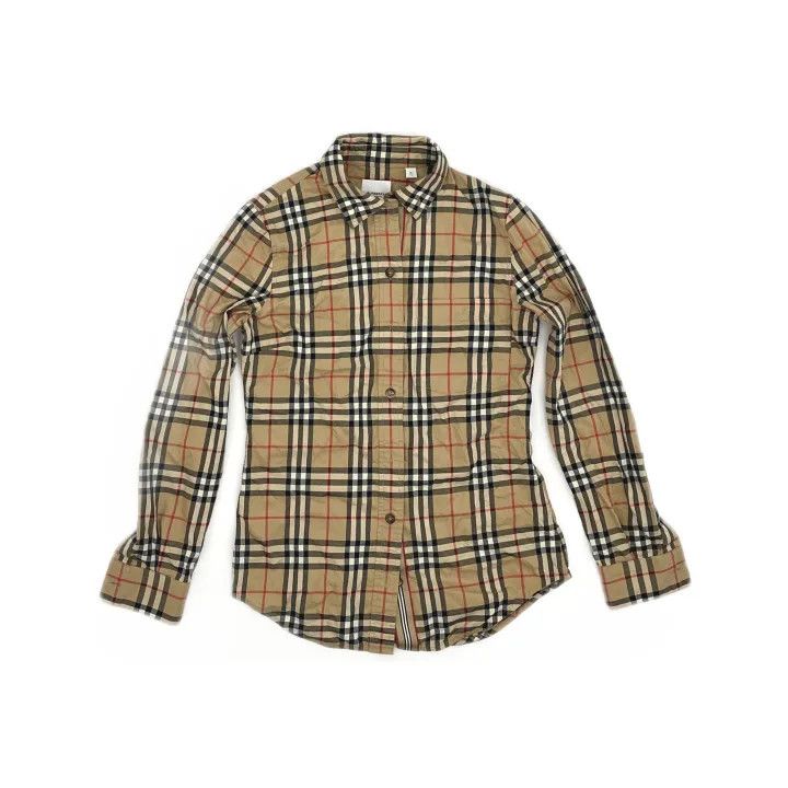 Burberry Burberry Checkered Cotton Long Sleeve Shirt 0079 Size S / US 4 / IT 40 - 2 Thumbnail